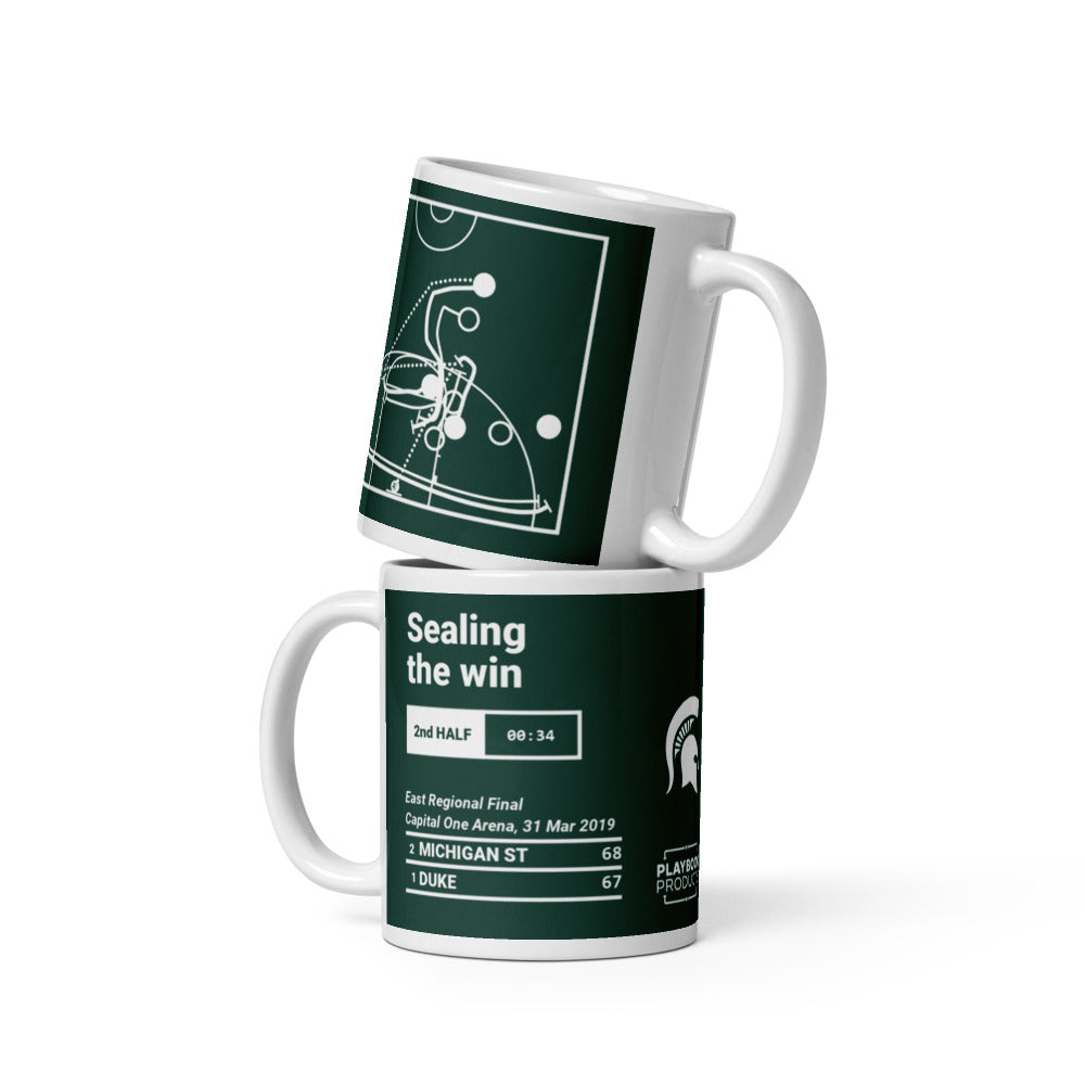 Michigan State Basketball Greatest Plays Mug: Sealing the win (2019)