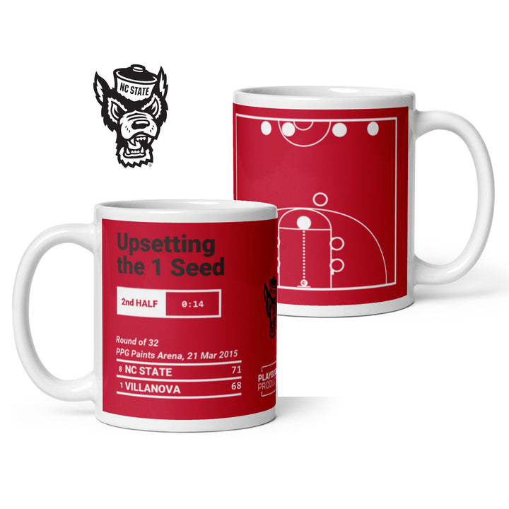 NC State Basketball Greatest Plays Mug: Upsetting the 1 Seed (2015)