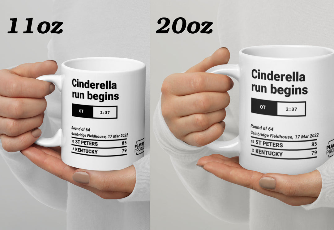 St. Peter's Basketball Greatest Plays Mug: Cinderella run begins (2022)