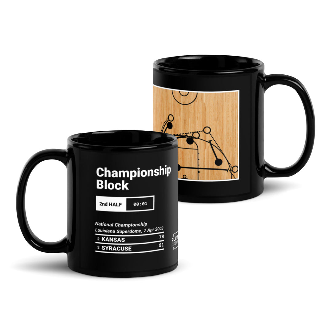 Greatest Syracuse Basketball Plays Mug: Championship Block (2003)
