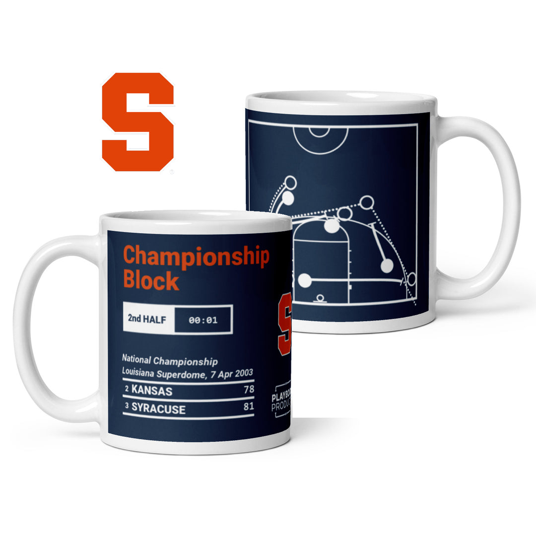 Syracuse Basketball Greatest Plays Mug: Championship Block (2003)