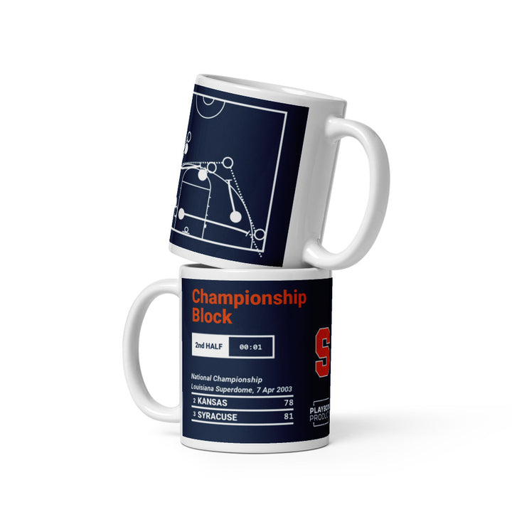 Syracuse Basketball Greatest Plays Mug: Championship Block (2003)