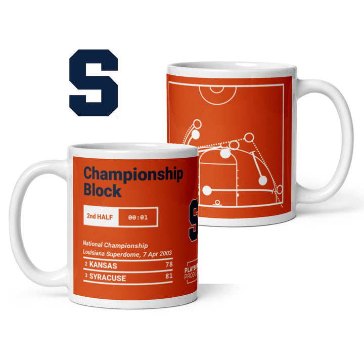 Syracuse Basketball Greatest Plays Mug: Championship Block (2003)