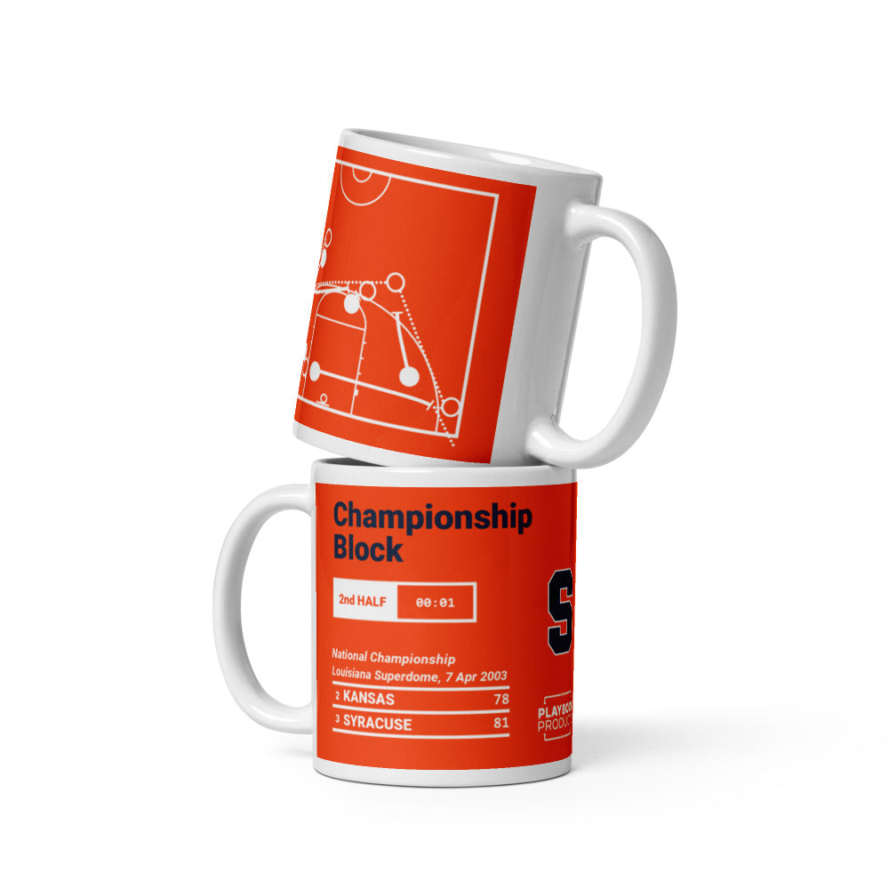 Syracuse Basketball Greatest Plays Mug: Championship Block (2003)