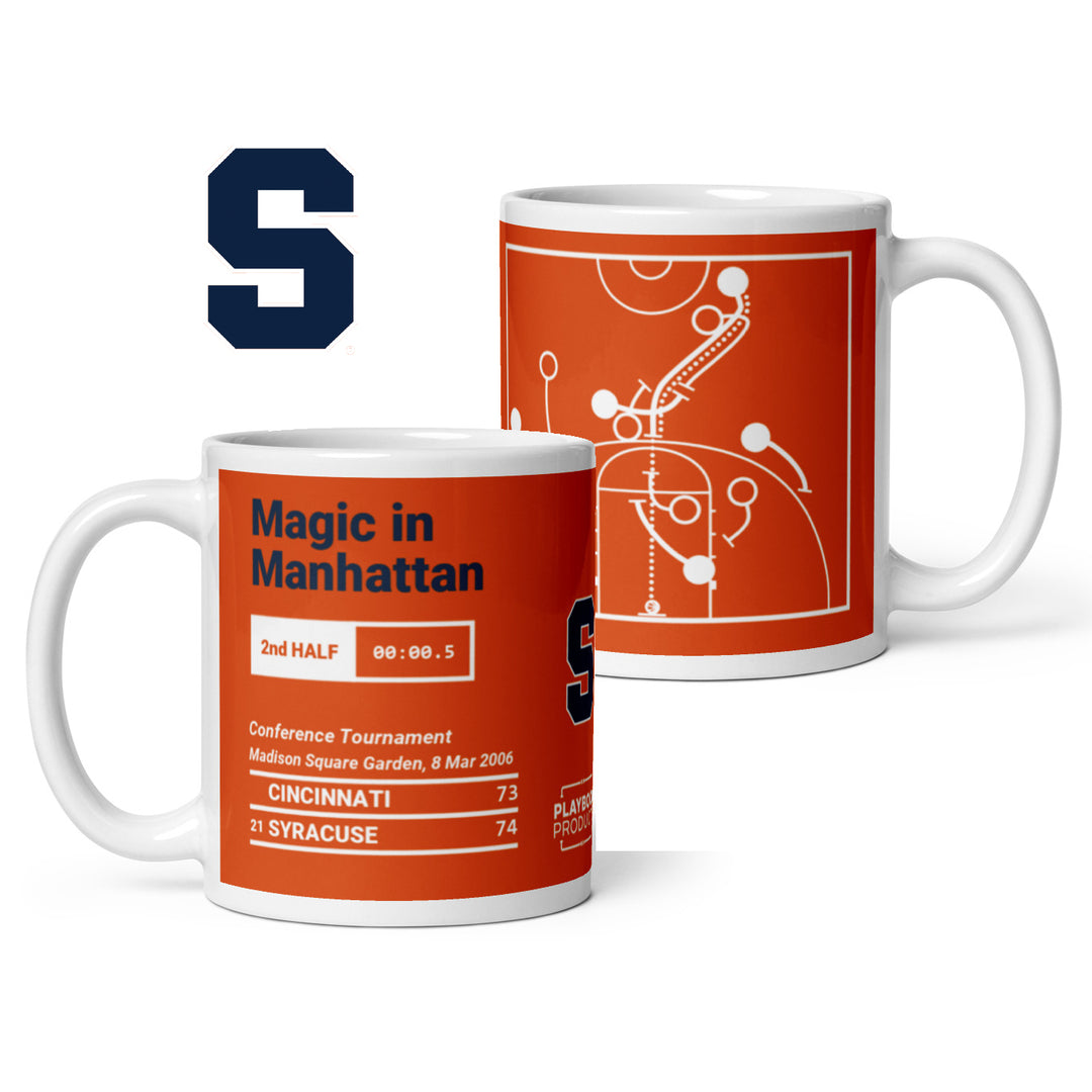 Syracuse Basketball Greatest Plays Mug: Magic in Manhattan (2006)