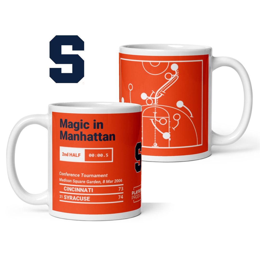 Syracuse Basketball Greatest Plays Mug: Magic in Manhattan (2006)