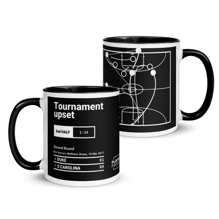 South Carolina Basketball Greatest Plays Mug: Tournament upset (2017)