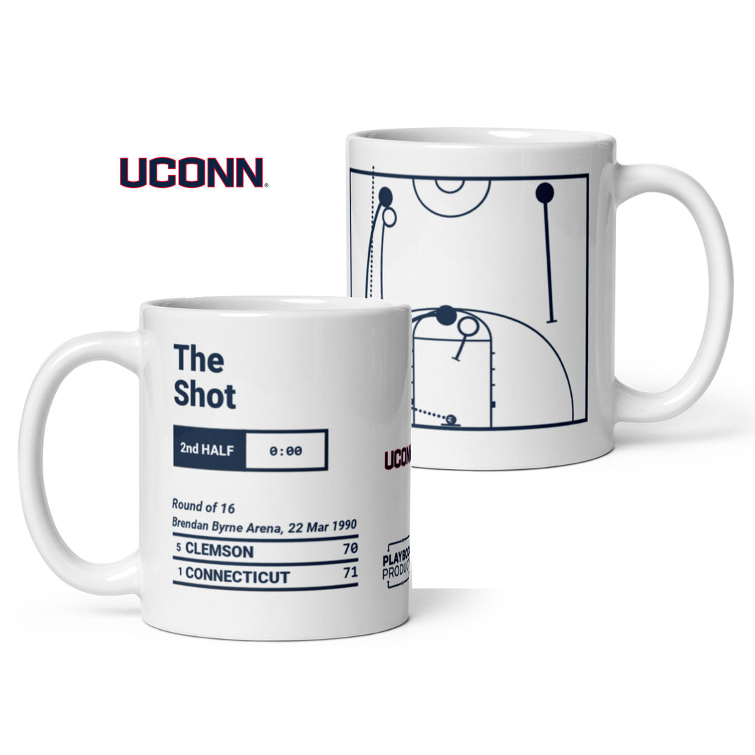 UCONN Basketball Greatest Plays Mug: The Shot (1990)