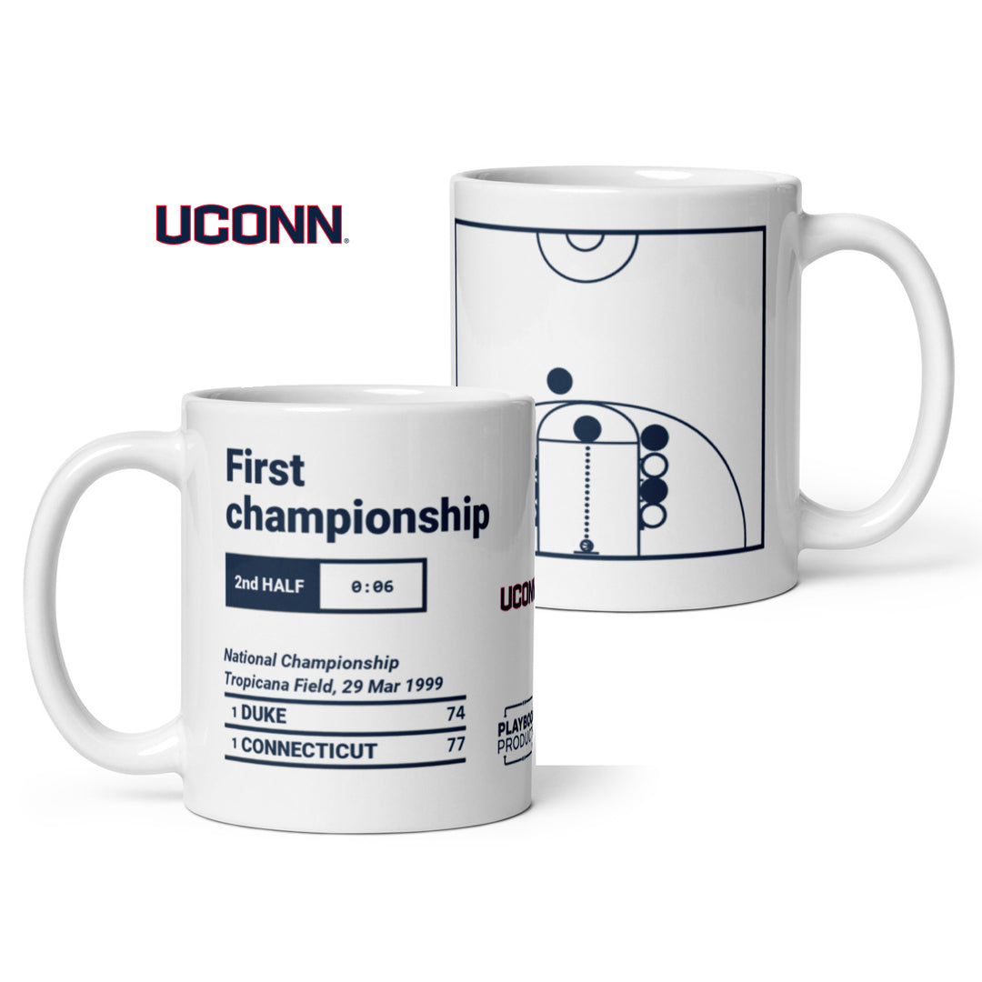 UCONN Basketball Greatest Plays Mug: First championship (1999)