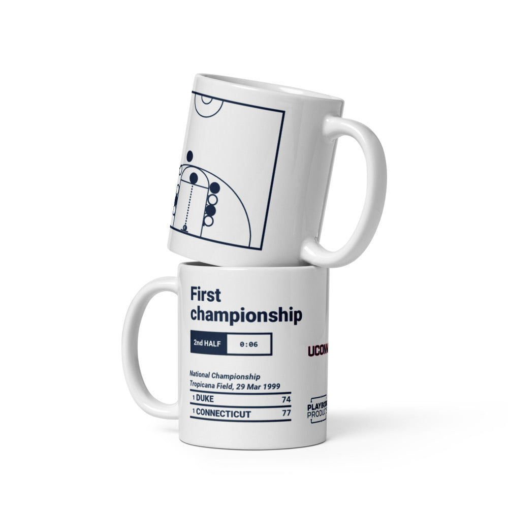 UCONN Basketball Greatest Plays Mug: First championship (1999)