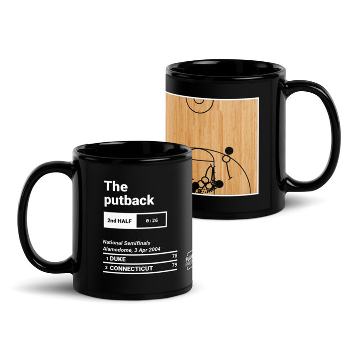 Greatest UCONN Basketball Plays Mug: The putback (2004)