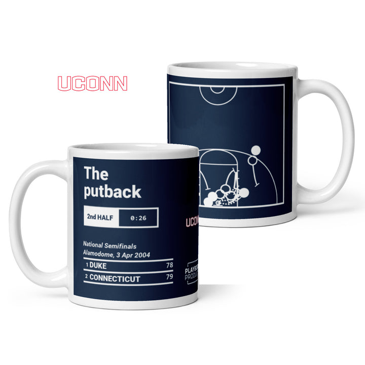 UCONN Basketball Greatest Plays Mug: The putback (2004)