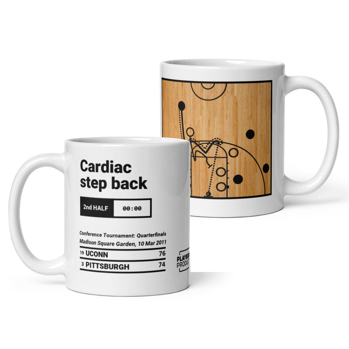 Greatest UCONN Basketball Plays Mug: Cardiac step back (2011)
