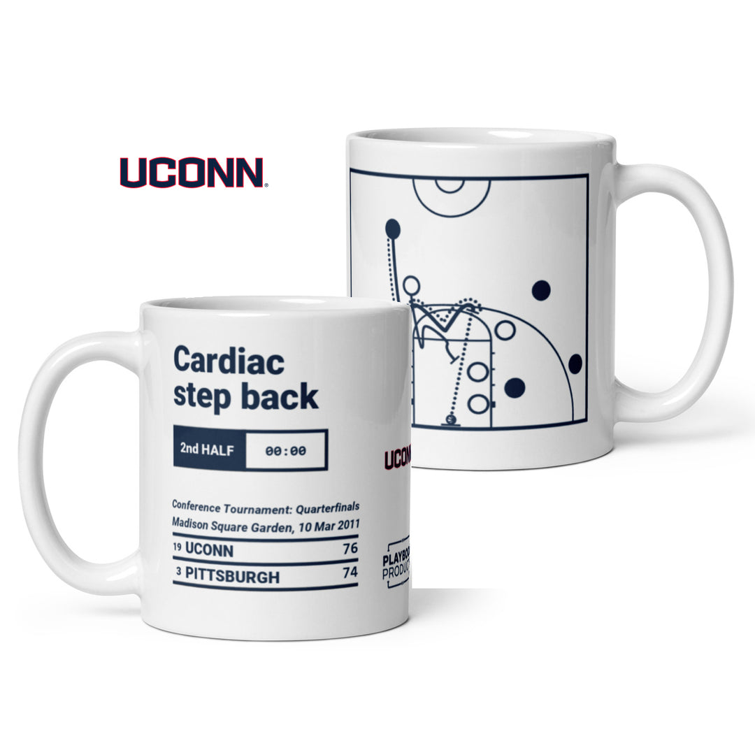 UCONN Basketball Greatest Plays Mug: Cardiac step back (2011)