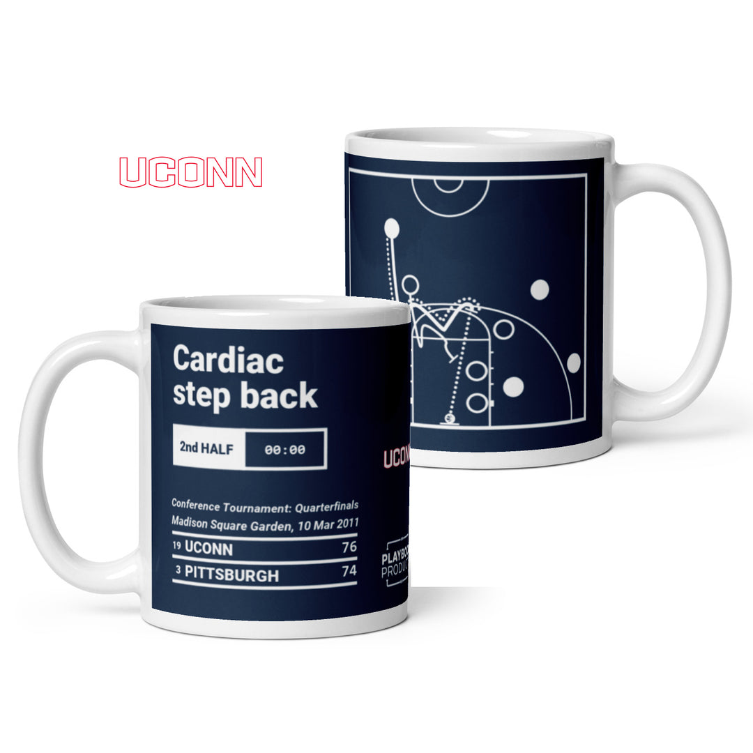 UCONN Basketball Greatest Plays Mug: Cardiac step back (2011)