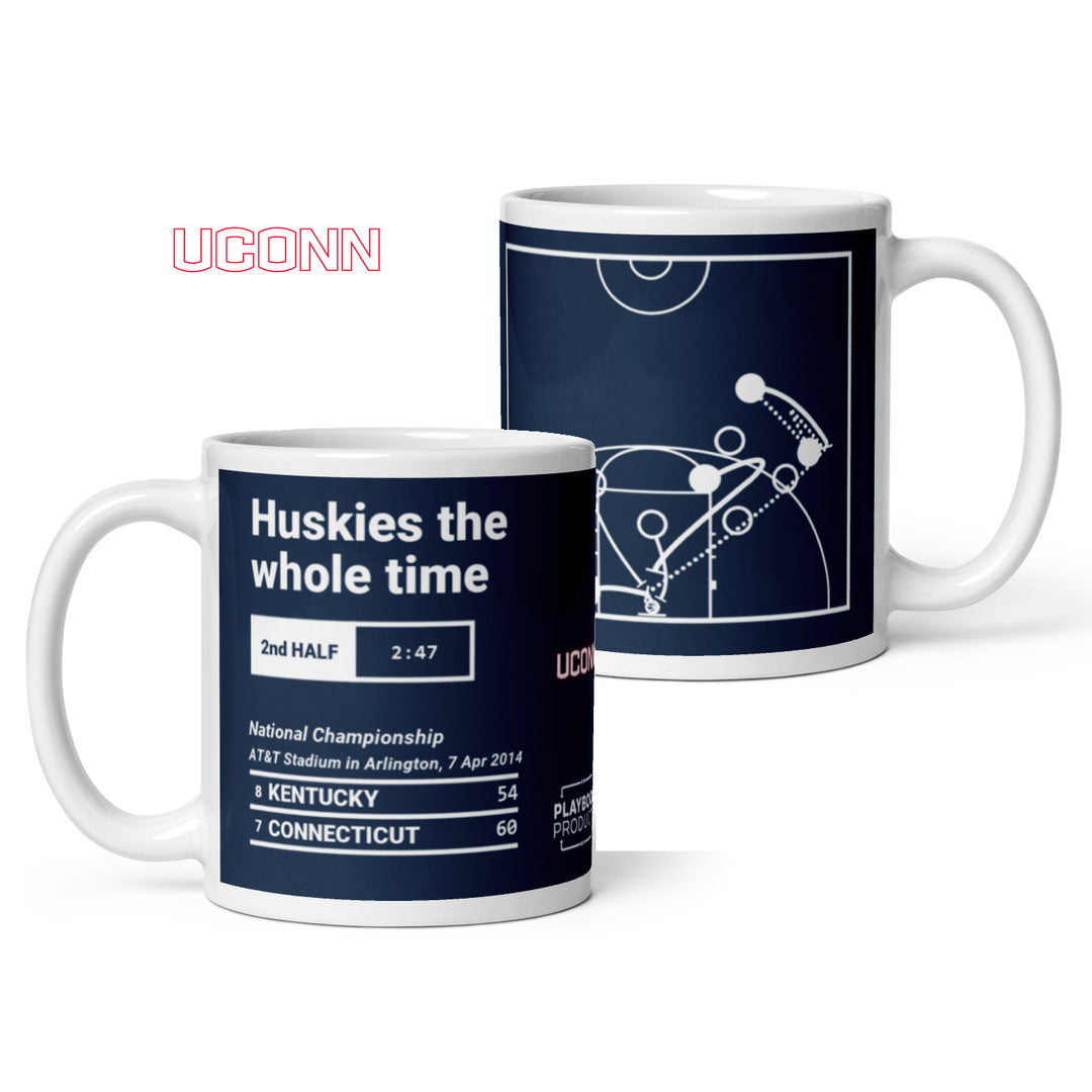 UCONN Basketball Greatest Plays Mug: Huskies the whole time (2014)