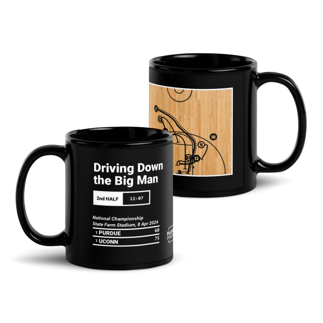 Greatest UCONN Basketball Plays Mug: Driving Down the Big Man (2024)