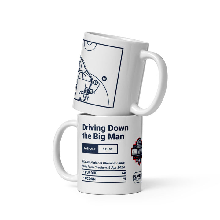 UCONN Basketball Greatest Plays Mug: Driving Down the Big Man (2024)