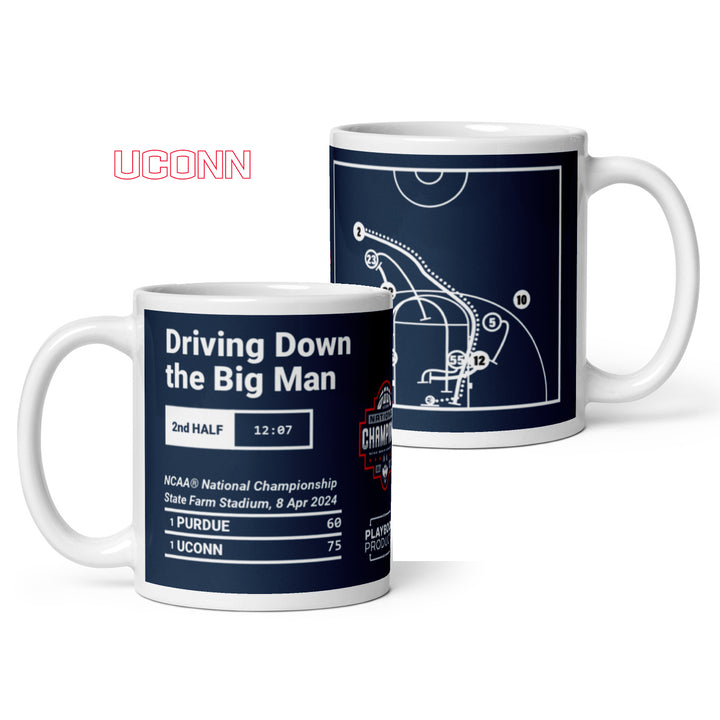 UCONN Basketball Greatest Plays Mug: Driving Down the Big Man (2024)