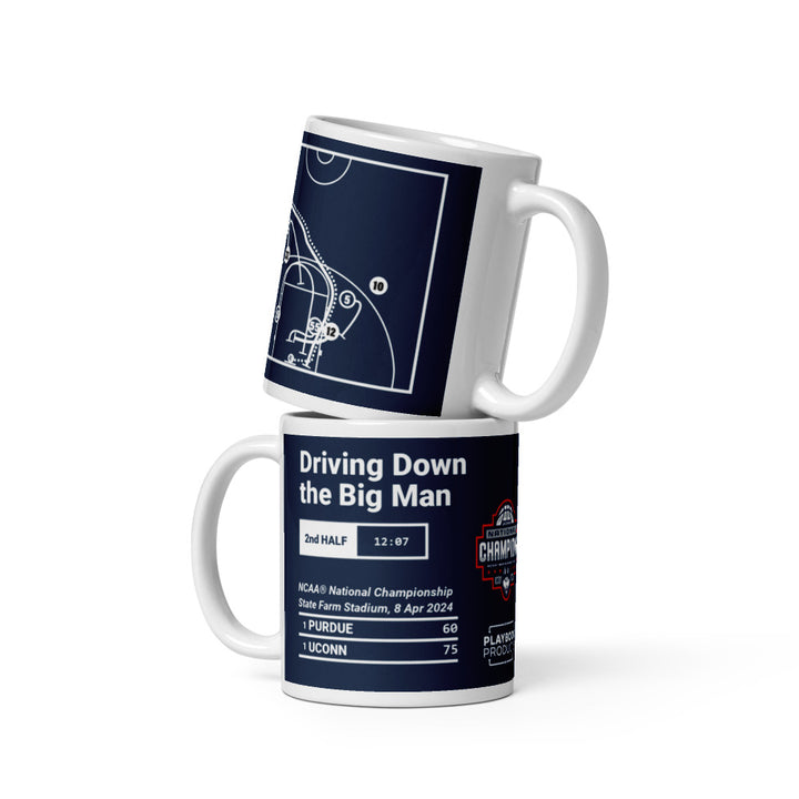 UCONN Basketball Greatest Plays Mug: Driving Down the Big Man (2024)