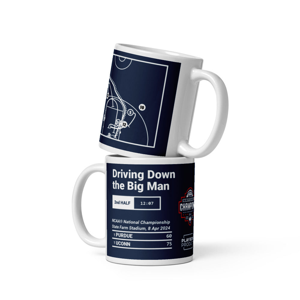 UCONN Basketball Greatest Plays Mug: Driving Down the Big Man (2024)