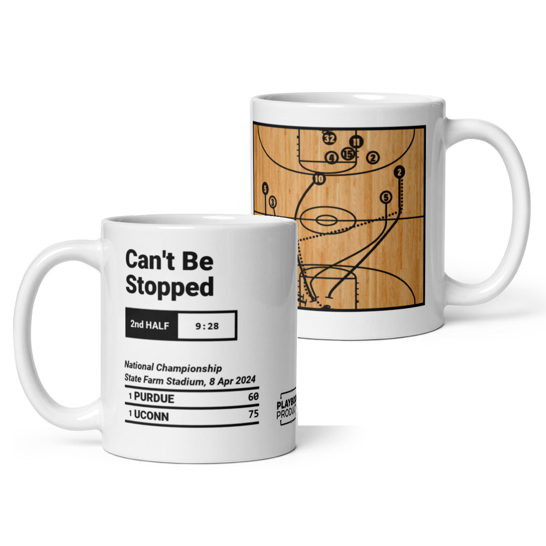 Greatest UCONN Basketball Plays Mug: Can't Be Stopped (2024)