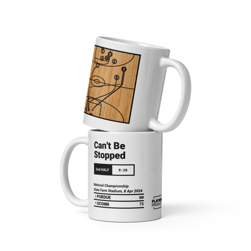 Greatest UCONN Basketball Plays Mug: Can't Be Stopped (2024)