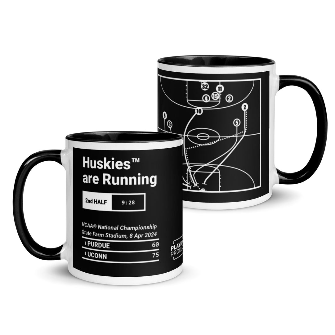 UCONN Basketball Greatest Plays Mug: Huskies™ are Running (2024)