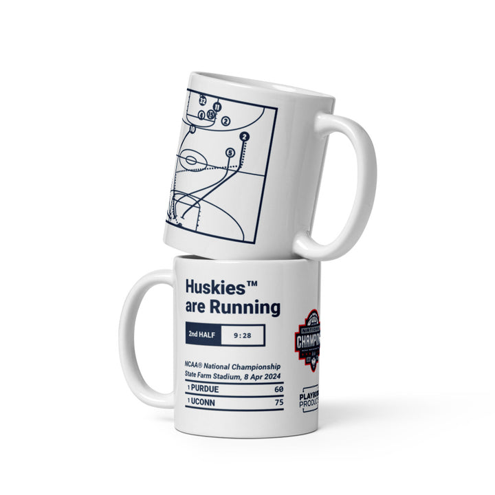 UCONN Basketball Greatest Plays Mug: Huskies™ are Running (2024)