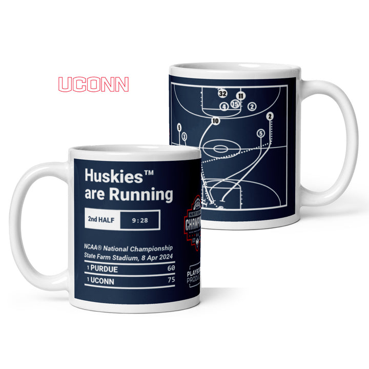 UCONN Basketball Greatest Plays Mug: Huskies™ are Running (2024)