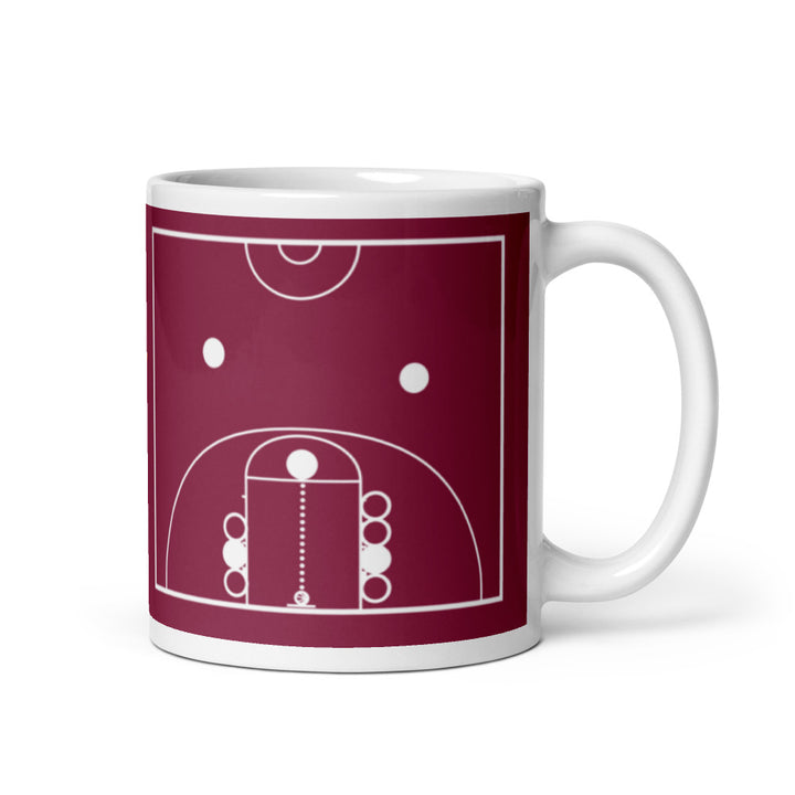 Virginia Tech Basketball Greatest Plays Mug: Ice cold free throws (1995)