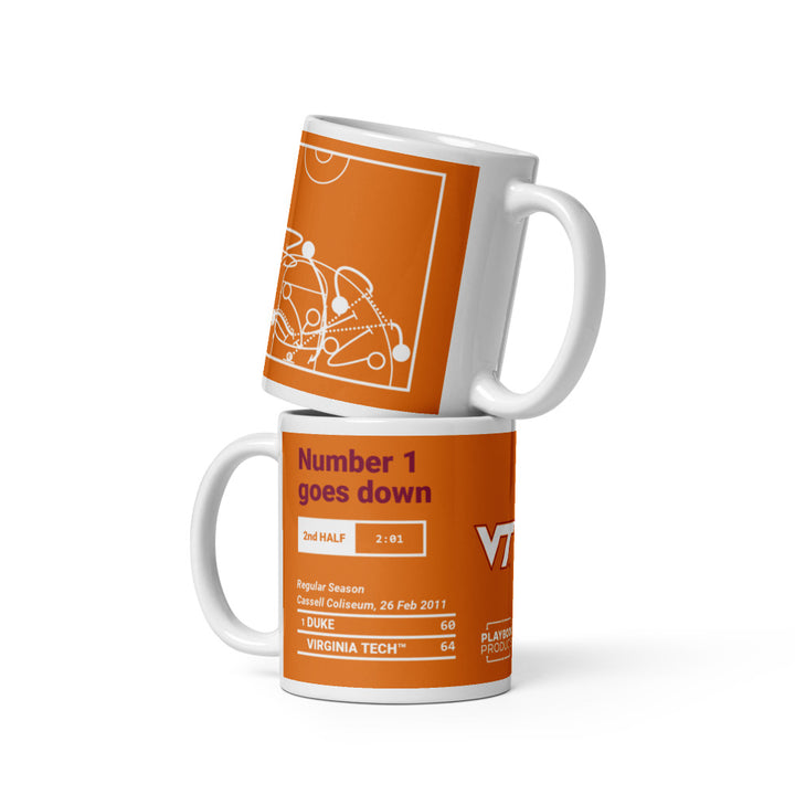 Virginia Tech Basketball Greatest Plays Mug: Number 1 goes down (2011)