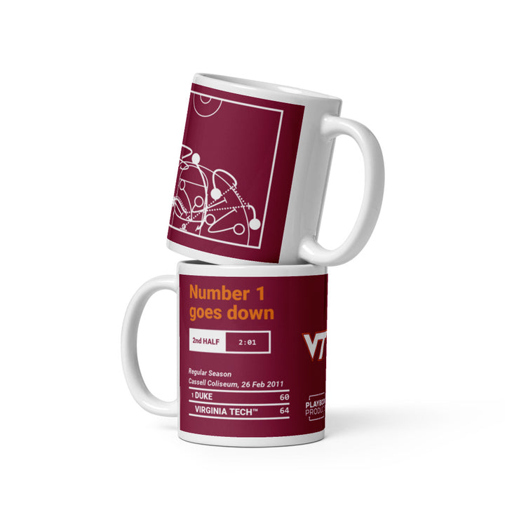 Virginia Tech Basketball Greatest Plays Mug: Number 1 goes down (2011)