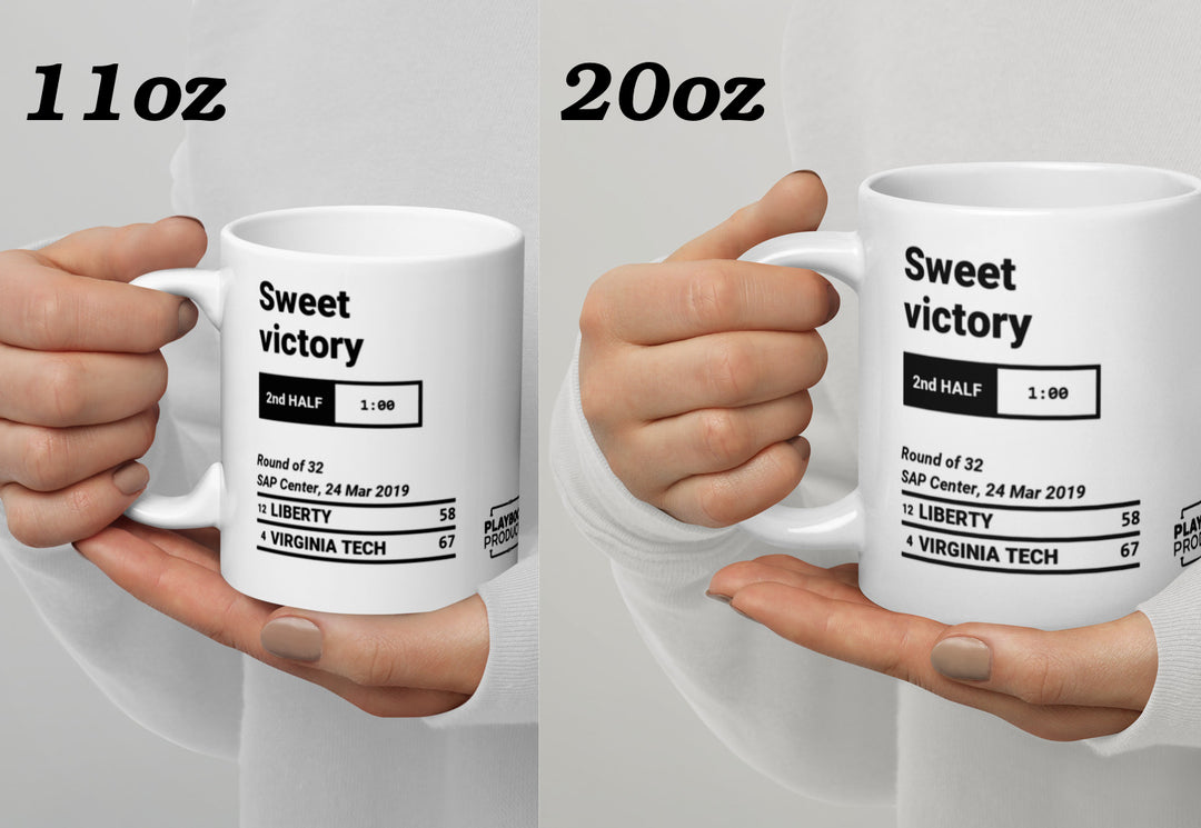 Greatest Virginia Tech Basketball Plays Mug: Sweet victory (2019)