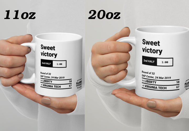 Greatest Virginia Tech Basketball Plays Mug: Sweet victory (2019)