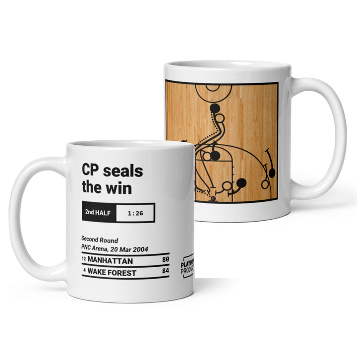 Greatest Wake Forest Basketball Plays Mug: CP seals the win (2004)