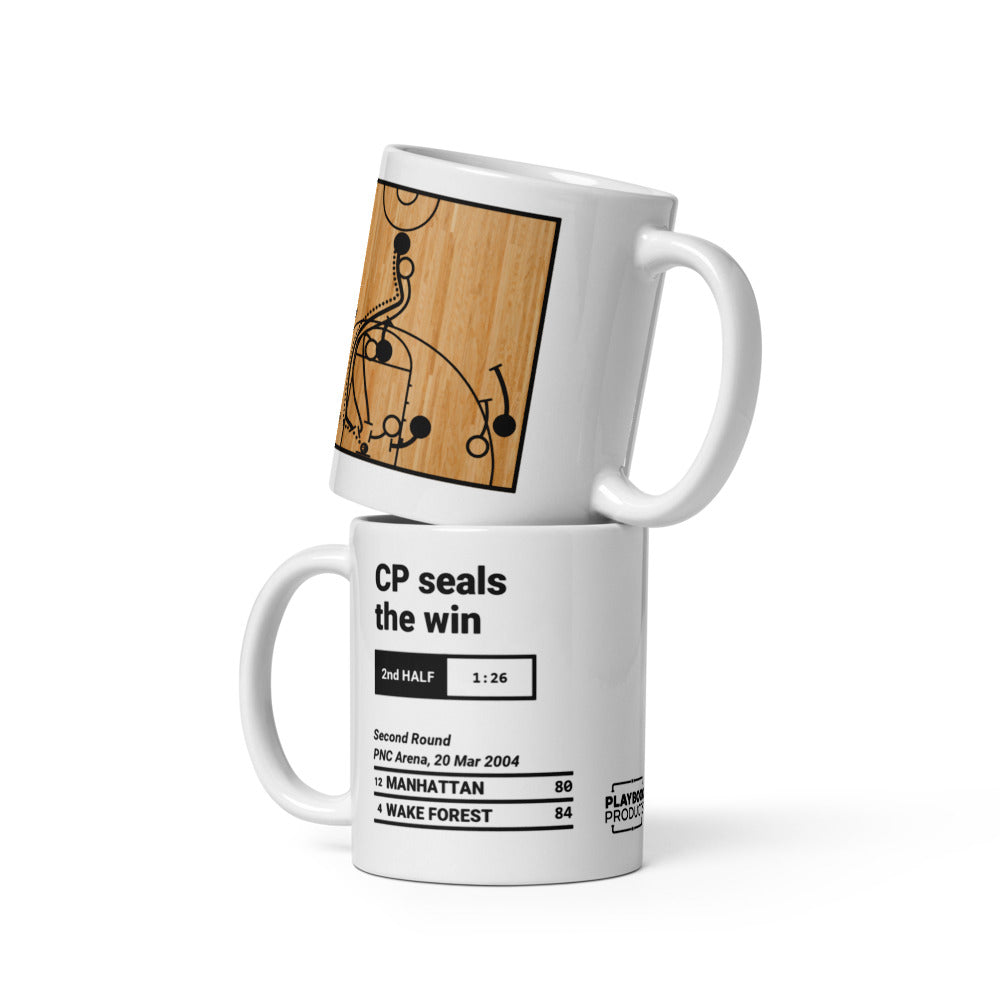 Greatest Wake Forest Basketball Plays Mug: CP seals the win (2004)