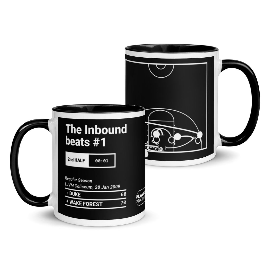 Wake Forest Basketball Greatest Plays Mug: The Inbound beats #1 (2009)