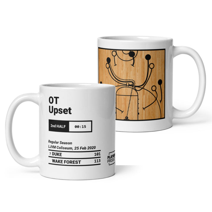 Greatest Wake Forest Basketball Plays Mug: OT Upset (2020)