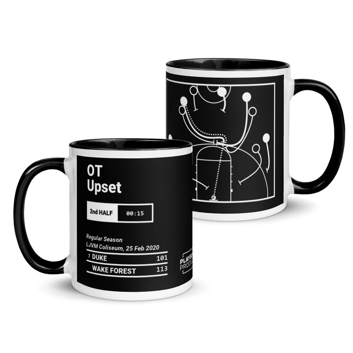 Wake Forest Basketball Greatest Plays Mug: OT Upset (2020)