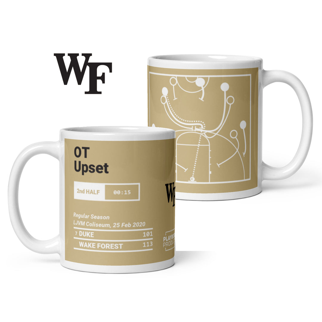 Wake Forest Basketball Greatest Plays Mug: OT Upset (2020)