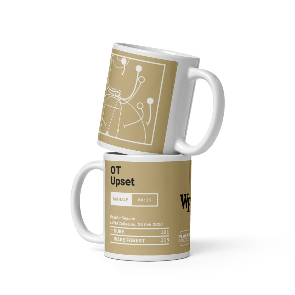 Wake Forest Basketball Greatest Plays Mug: OT Upset (2020)