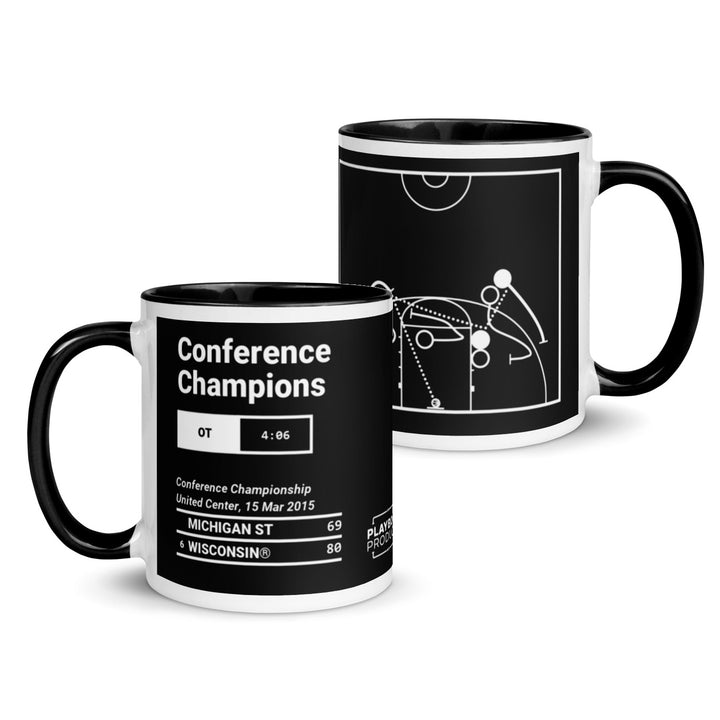 Wisconsin Basketball Greatest Plays Mug: Conference Champions (2015)