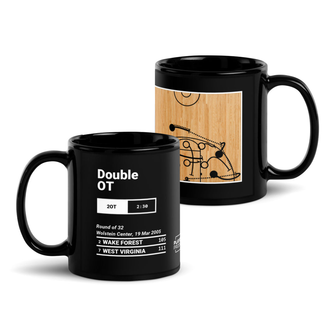 Greatest West Virginia Basketball Plays Mug: Double OT (2005)
