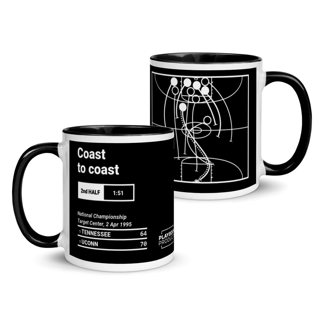 UConn Basketball Women's Greatest Plays Mug: Coast to coast (1995)