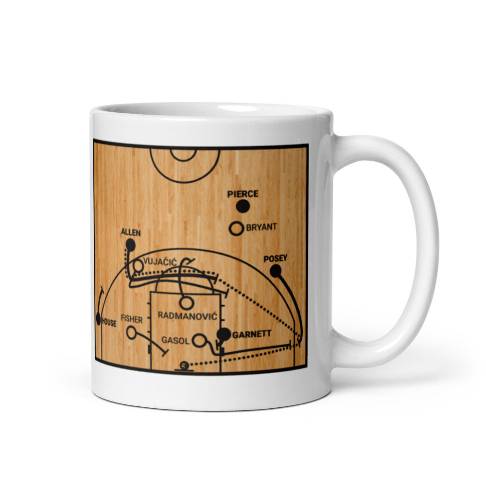 Boston Celtics Greatest Plays Mug: The comeback in LA (2008)