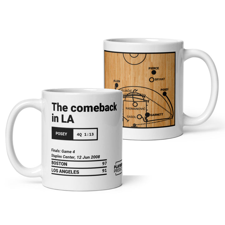 Boston Celtics Greatest Plays Mug: The comeback in LA (2008)