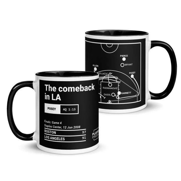 Boston Celtics Greatest Plays Mug: The comeback in LA (2008)