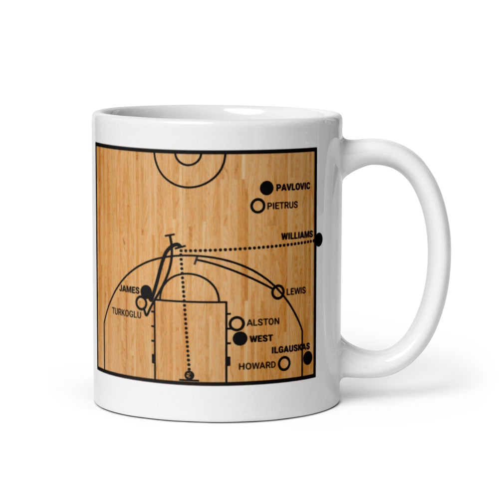 Cleveland Cavaliers Greatest Plays Mug: For three, for the win, YES! (2009)