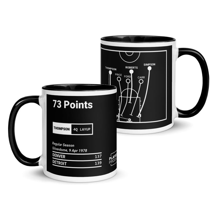 Denver Nuggets Greatest Plays Mug: 73 Points (1978)